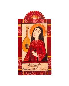 Saint Cecilia Mini Icon