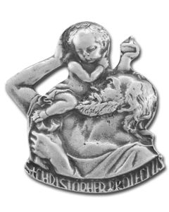 St. Christopher Auto Visor Clip