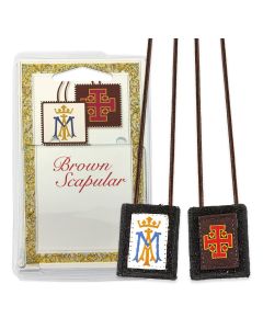 Scapular Brown Wool