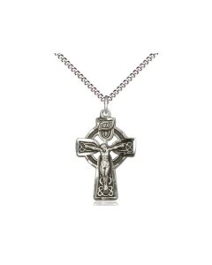 SS Celtic Crucifix with 18in