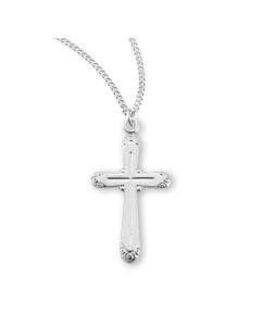 SS Cross 18" Chain