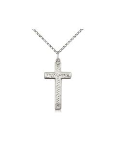 SS Cross 18" SS Chain