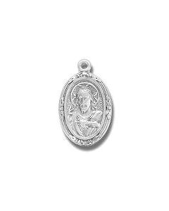 SS Sacred Heart Oval Medal