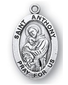St. Anthony SS oval medal