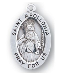 St. Apollonia SS oval medal