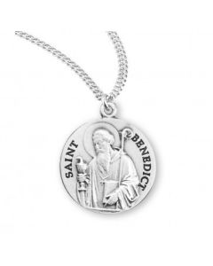 St Benedict Medal SS RND