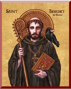 St Benedict Plaque