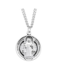 St Benedict Round SS Medal