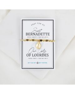St Bernadette Corded Bracelet