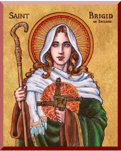 St Brigid of Ireland Plaque