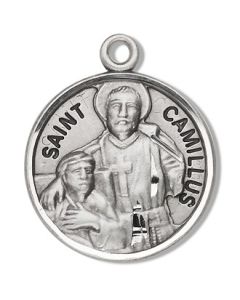 St. Camillus SS round medal