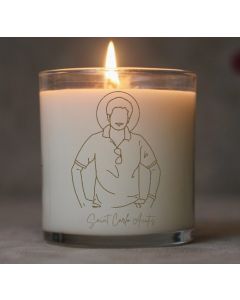 St Carlo Acutis Glass Candle