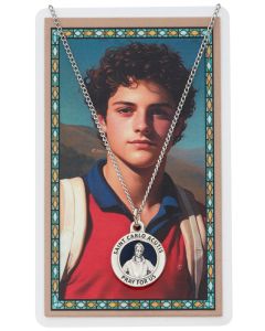 St Carlo Acutis Medal/Card