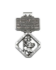 St Christopher Auto Visor Clip