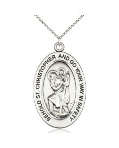 St Christopher Oval Medal