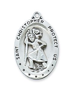 ST CHRISTOPHER PEWTER
