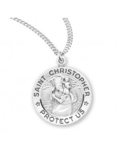 St Christopher SS 20" Chain