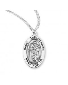 St Christopher SS 20" Chain