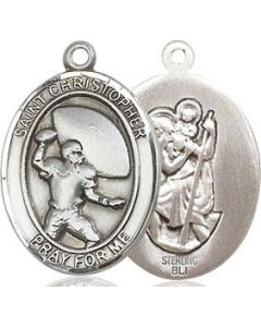 St Christopher SS Medal Oval