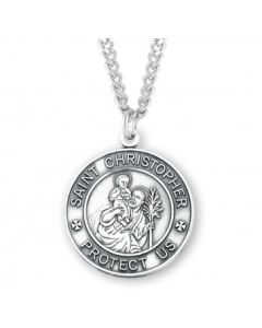 St Christopher SS Rd 24" chain