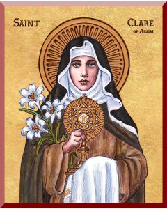 St Clare Plaque