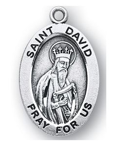 St. David SS medal oval
