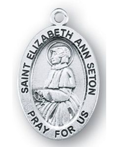 St. Elizabeth Ann Seton SS medal oval