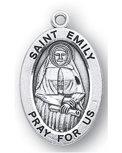 St. Emily SS medal oval