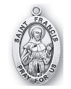 St. Francis SS medal oval