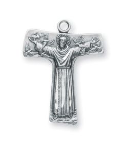 St. Francis Tau Cross SS medal