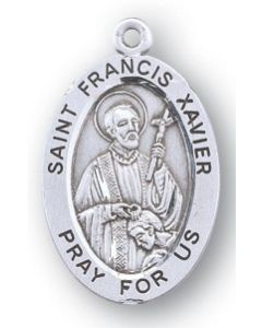 St. Francis Xavier SS medal oval