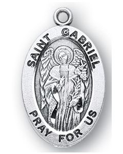 St. Gabriel SS medal oval