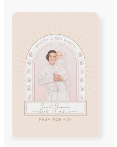 St Gianna Prayer Card