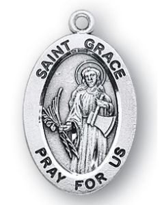 St. Grace SS medal oval