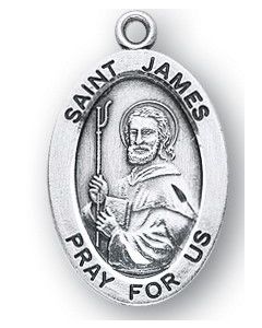 St. James the Great SS medal oval