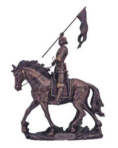 St Joan of Arc on Horse 11"