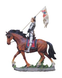 St Joan of Arc on Horse 11"