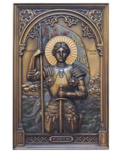 St Joan of Arc Plaque
