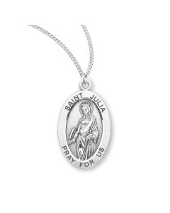 St Julia Medal SS Oval