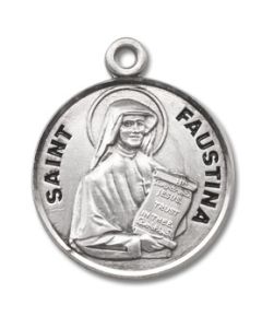 St. Maria Faustina SS Medal round