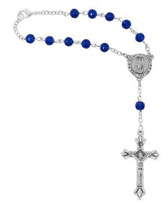 St Michael Auto Rosary Carded