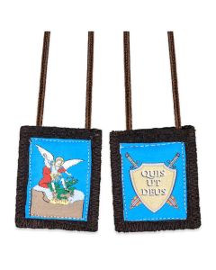 St Michael Brown Scapular