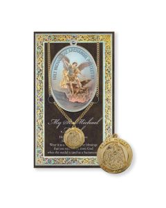 St Michael Gold Pewter Medal