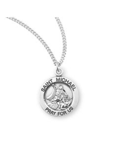 St Michael SS Round Medal