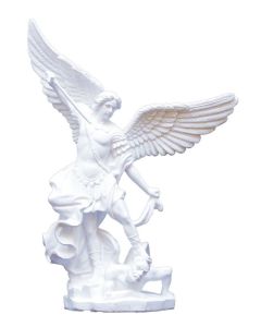 St Michael White 8"