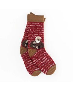 St Padre Pio Socks Sz XL