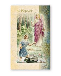 St Raphael Bio Card
