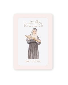 St Rita Novena Prayer Card