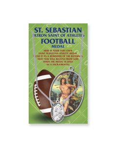 St Sebastian Football Nkl Pewt