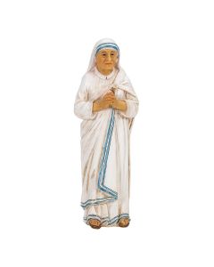 St Teresa of Calcutta 4" Resin Statue with Holy Card
